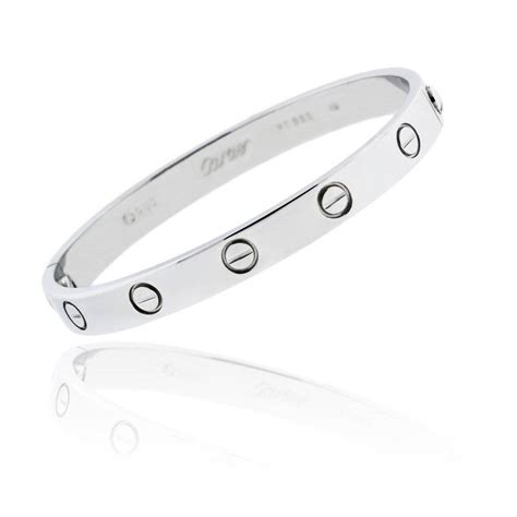 cartier friendship bracelets|cartier love bracelet in silver.